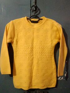 Woollen Top For Under 10 Years Old Girls To Wear