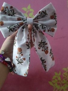 Handmade Hair Bow Clip