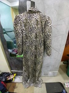Leopard Print Midi Dress