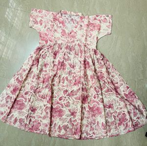 Floral Print Dress - XL Size