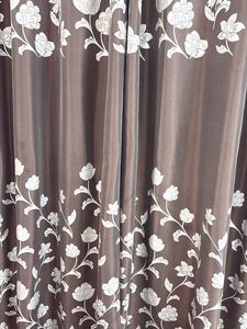 Floral Print Curtain