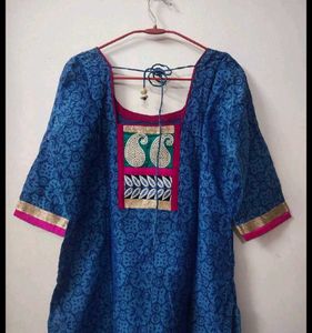 Blue patiyala Kurta 💙