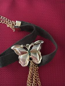 Golden Butterfly choker