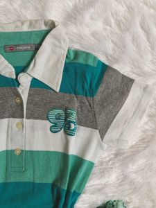 Madame Polo Striped Top