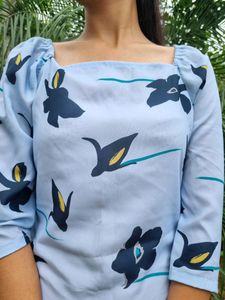 Floral Slit Midi Dress