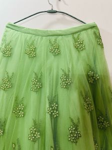 Crop Top With Skirt