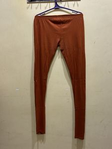 Rust Colour Leggings Size M