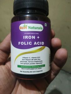 Best Naturals Iron + Folic Acid
