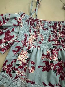 Floral Off-Shoulder Top - FREE SHIPPING!!