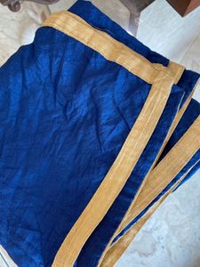 Mustard &amp; Royal Blue Embroidered Co-ord Set