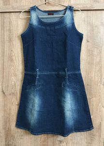 DENIM MINI DRESS