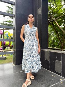 Floral Midi Shirt Dress