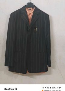 Park Avenue PREMIUM Striped Suit With Shirt & Tie.
