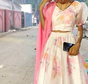 Floral Lehenga Choli Set