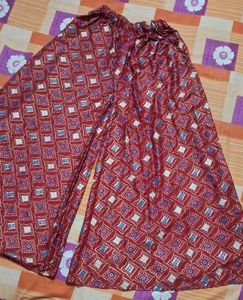 Red Kurta Plazzo Set For Your Festival Celebration