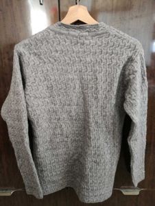 Nisha Gray Knit Cardigan for Women