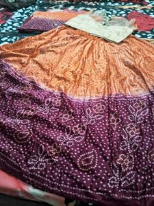 Navratri Ghagra Lehenga Choli Skirt Top Dupatta