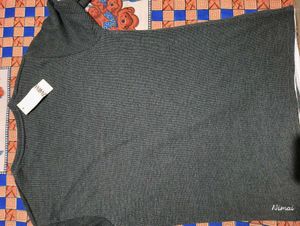 Zara Gray Long Sleeve Tshirt