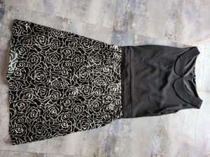 Chic Black & White Dress