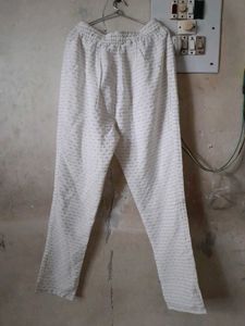 White Casual Pants