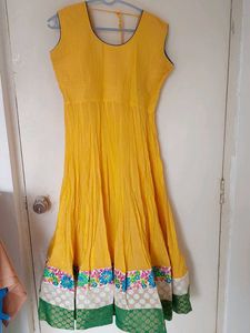Yellow Anarkali Kurta