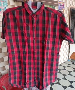 Combo Red &amp; White Short Sleeve Shirt Set Of 3