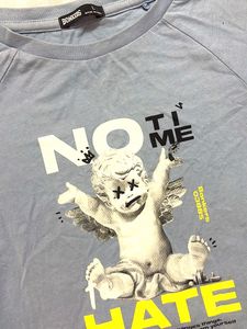 Graphic Print Crop Top