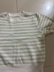 Striped Knit Top
