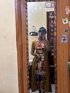 LONG PRINTED  KURTA
