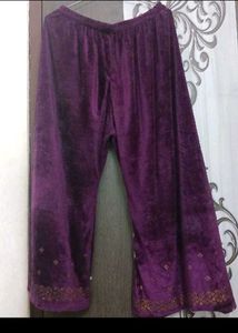 Elegant Purple suit set with dupatta