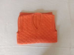 Hand Woven Sweater (Orange 🧡)