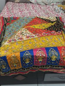Vintage Colorful Patchwork Dupatta