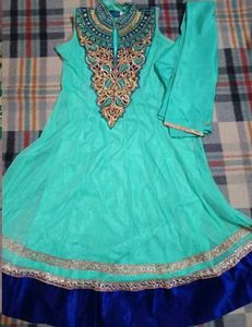 New Heavy Work Anarkali Kurti Set