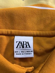 Zara Mustard T-shirt