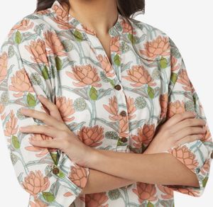Floral Print Kurta