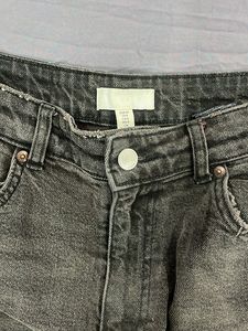 Frayed Hem Denim Shorts