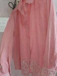 Salmon Pink Formal Shirt