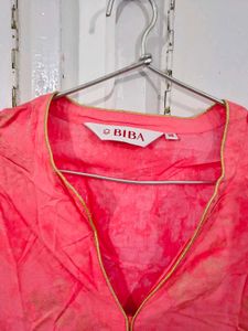 Biba Pink Kurta Set