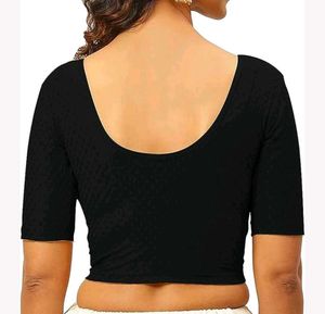 Classic Black Blouse - Size XXL [44]