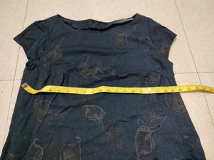 Navy Blue Straight Fit Dress 40 Bust Size