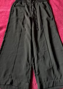 Black Wide Leg Trousers