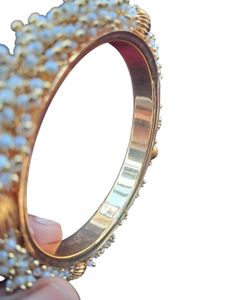 Pearl Embellished Bangle Single Piece