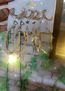 Western 9 Pair Combo Earings Set 😍✨