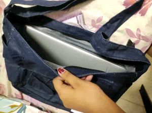 Denim Bag Office/College