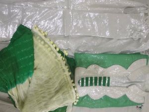 Unique Jacket Style Designer Gota Work Kurta Set