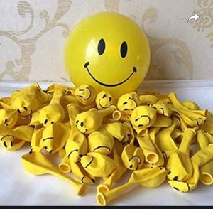 Printed Emoji Smiley Face Balloon -2 Packet