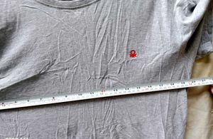 Benetton Gray Tee