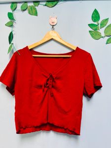 Red Crop Top 🍒