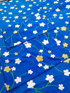 Floral Pattern Double Bedsheet