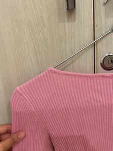 Pink Waist Cutout Top(xxs-xs)